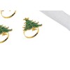 C&F Home Green Christmas Tree Decorative Napkin Ring, Set of 4 - 3 of 4