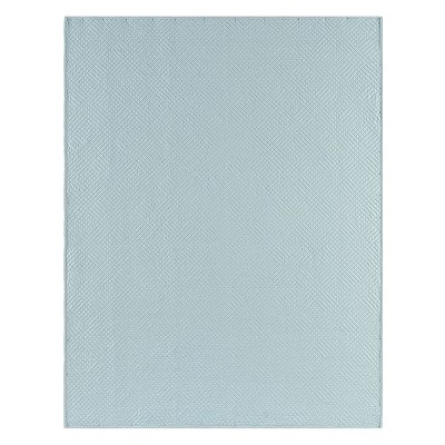 C&F Home Hampton Silver Blue Cotton Quilted 50" x 60" Throw Blanket