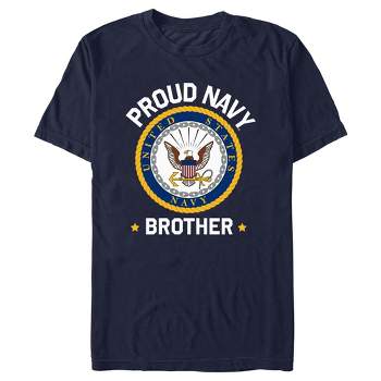 Men's United States Navy Proud Brother Logo T-Shirt