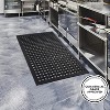 A1HC All Purpose Anti Fatigue Versatile Rubber Floor Non-Slip Drain Holes Commercial Mats Set of 2 - 2 of 4
