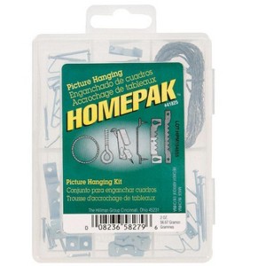 Hillman Homepak Zinc Silver Standard Picture Hanging Set 30 lb 50 pk (Case of 5) - 1 of 1