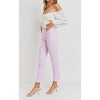 Women's Cigarette Slim Jean - JUST BLACK DENIM - 2 of 4