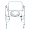 McKesson Commode Chair Drop Arms Steel Back Bar up to 300 lbs 1  Ct - 4 of 4