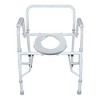 McKesson Commode Chair Drop Arms Steel Back Bar up to 300 lbs 1  Ct - image 4 of 4