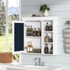 HDZNVF 30 inch Bathroom Medicine Cabinet with Mirror - 4 of 4