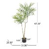 MOEPISY 120cm Artificial Nandina - 3 of 4