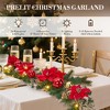 6ft Prelit Christmas Garland with LED Light for Fireplace Stairs Railing Indoor Outdoor Decoration - 3 of 4