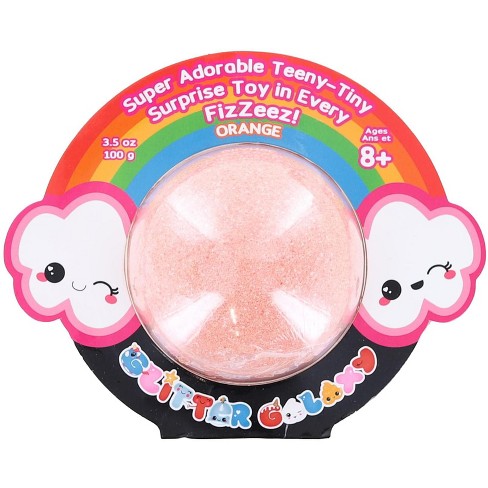 Seven20 Glitter Galaxy FIZZEEZ Super Adorable Teeny-Tiny Surprise Toy | Orange - image 1 of 2