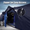 Unique Bargains Pickup Truck Car Cover for Toyota Tacoma Crew Cab Pickup 4-Door 2005-2021 with Driver Door Zipper  228"x74.8"x73" - 2 of 4