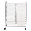 Tangkula Rolling 15-Drawer Organizer Cart,Rolling cart/W Wheels - 4 of 4