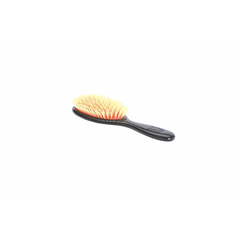 Bass Brushes Elite Series Shine & Condition Hair Brush with Ultra-Premium Natural Bristle High Polish Acrylic Handle, 3 of 6