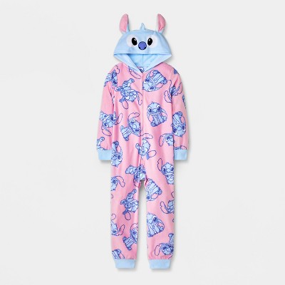 Girls' Lilo & Stitch Union Suit - Pink