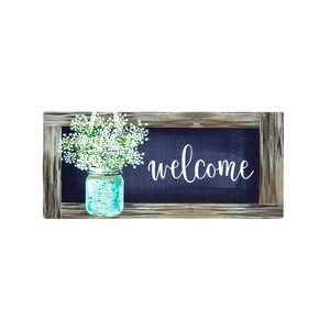 Evergreen Hanging Mason Jar Sassafras Indoor Outdoor Switch Doormat 1'10"x10" Multicolored - 1 of 4
