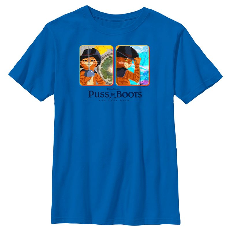 Boy's Puss in Boots: The Last Wish Animated Cards T-Shirt, 1 of 6