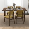 Gulches Dark Yellow Dining Chairs - Set of 2 for Mid-Century Charm - 2 of 4