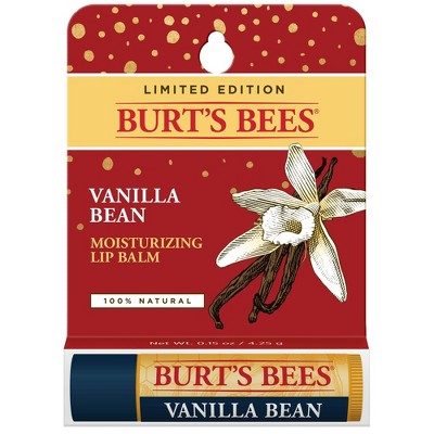 Burt's Bees Moisturizing Lip Balm - Vanilla Bean - 0.15oz