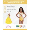 Disney Princess Cinderella Belle Tiana Jasmine Girls One Piece Bathing Suit Toddler to Little Kid - image 2 of 4