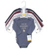 Hudson Baby Infant Boy Cotton Long-Sleeve Bodysuits, Boy Dogs 7-Pack - image 2 of 4