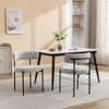 Ridstar 2 Set Accent Chair, Armless Chair For Dining Room-White - 2 of 4