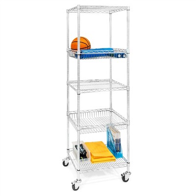Shelving.com 5-Shelf Mobile Multi-Purpose Organizer - 18"d x 24"w x 76"h