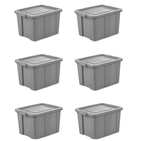 Pottery Barn Metal Storage Bins With Attached Lids for Sale in Seattle, WA  - OfferUp