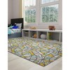 Unique Loom Whimsy Kids Vivid Geometric Indoor Woven Area Rug - 3 of 4