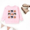 Coquette Black Bow Pumpkin Chart - Youth Graphic Sweatshirt - 2 of 3