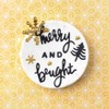 Thickers Vicki Boutin Evergreen & Holly Joyful Phrase Stickers, 112pcs - 4 of 4