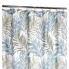 Key Largo Shower Curtain Teal/Green - Moda at Home: Polyester Fabric, Botanical Pattern, Grommet Top - image 4 of 4