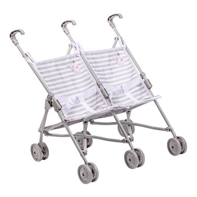 JC Toys Berenguer Boutique Playtime Deluxe Folding Jogger Royal Blue for Dolls - Gray
