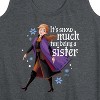 Women's - Frozen 2 - Snow Much Fun Being A Sister Anna Christmas Graphic Racerback Tank - 2 of 4