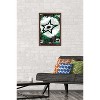 Trends International NHL Dallas Stars - Maximalist Logo 23 Framed Wall Poster Prints - 2 of 4