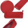 Unique Bargains Solid Color Round Stationery Bags with Zipper for Teen Office - 3 of 4