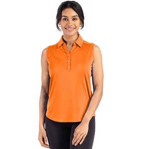 Cutter & Buck Forge Eco Stretch Recycled Womens Sleeveless Polo - 1 of 2