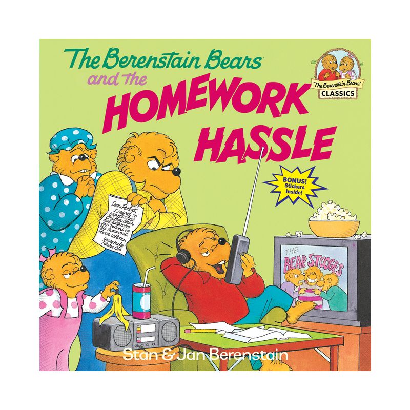 The Berenstain Bears and the Homework Hassle - (First Time Books(r)) by  Stan Berenstain & Jan Berenstain (Paperback), 1 of 2