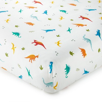 Wildkin Jurassic Dinosaurs 100% Cotton Fitted Crib Sheet