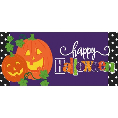 Evergreen Halloween Jack-O-Lanterns Sassafras Switch Mat