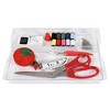 Singer Large Sewing Basket with Sewing Kit Vintage Spools Print: Retro Sewing Supplies, Seam Ripper, 127 Pieces - 4 of 4
