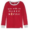 Gerber Baby and Toddler Neutral Gingerbread House Snug Fitting 2-Piece Pajama Set - 3 of 4