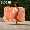 Sloosh Pool Tanning Adult Pool Float Bed with Pillow, Inflatable Suntan Tub Floatie Raft Tanning Pool for Adult - Pink Doodle - 2 of 4