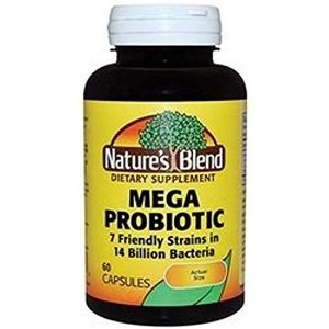 Nature's Blend 9257 Probiotic Mega 14 Billion Friendly Bacteria - 1 of 3