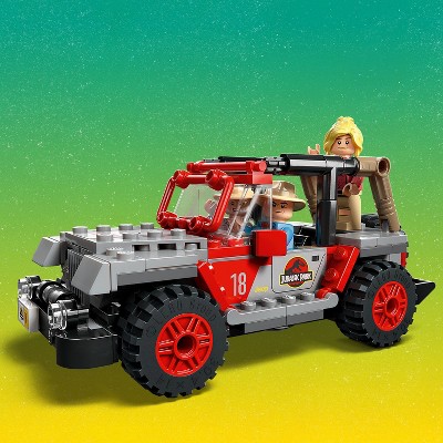 LEGO Jurassic Park Brachiosaurus Discovery with Jeep Toy 76960_3