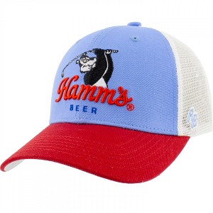 Adult Hamm's Beer Golfing Embroidered 3 Tone Adjustable Hat - 1 of 4