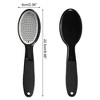 Unique Bargains ABS Stainless Steel 304 TPR Removes Dead Skin Foot File Black 1 Set - 4 of 4