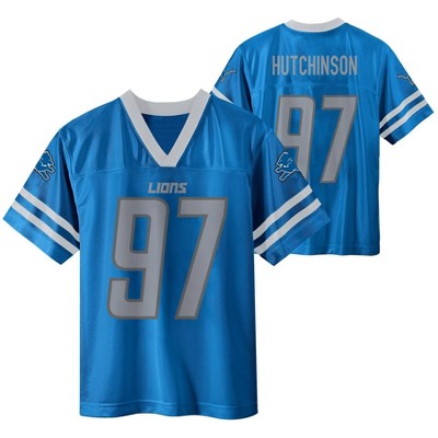 Detroit Lions Nike Game Alternate Jersey - Blue - Jared Goff - Mens