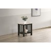 PAGED Coffee Table with Shelf, Contemporary Living Room Table with Faux Marble Top, Center Table for Living Room, Study - 2 of 4