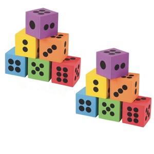 US Toy 2-1/2in Eva Foam Dice Pk12 - 1 of 2