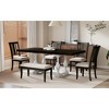 Nicbex Dining Room Table Set for 6 with Wood Dining Table Set with Upholstered Bench and Chairs for Kitchen, Dining Room - 2 of 4