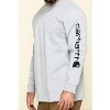 Carhartt Men's Loose Fit Heavyweight Long Sleeve Logo Graphic Work T-Shirt - K231-CHR - 3 of 4