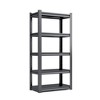 NicBex 5 Tier Metal Garage Shelving,2000LBS Heavy Duty Storage Shelves,Adjustable Industrial Shelving Unit Storage Rack,Black - 2 of 4